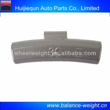 clip-on zinc wheel weight for alloy rims
