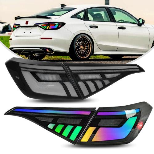 HCMOTIONZ RGB LED Tail Lights for Honda Civc 11th Gen 2022-2023