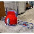 Традиционный китайский орнамент на шляпе, напечатанный на 3D-принтере