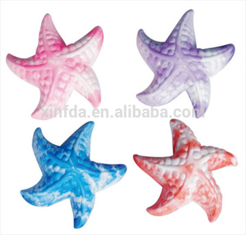 Colorful starfish plastic beach toy kids summer sand mold