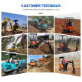 Digger Mini Excavator Shanding Brand Mini Garden Excavator Factory