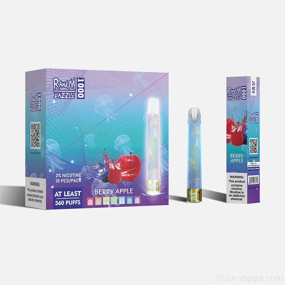 Grosir vape randm mempesona 1000 puffs