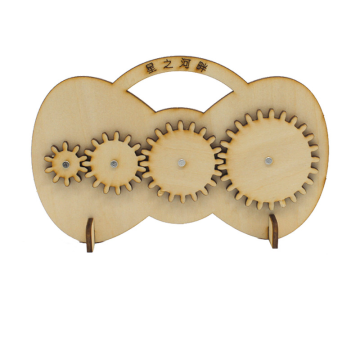 DIY 3D Wooden Transmission Pinion Puzzle: An Educational STEM Model and Science Experiment Toy