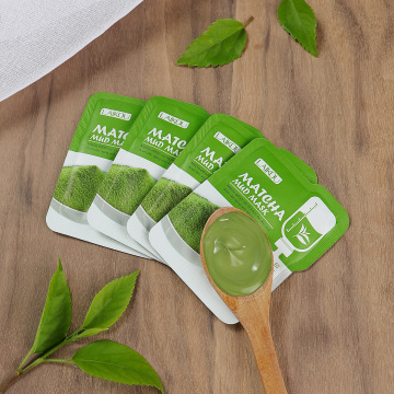 Großhandel natürliche organische Matcha -grüne Tonmaske: Feuchtigkeitsfeuchter, feuchtigkeitsspendende und feine Linie reduzieren