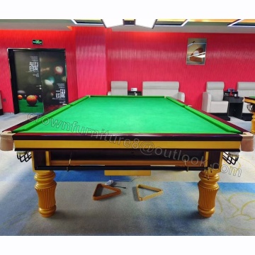 Hot Selling Professional Solid Wood Snooker Billiard Table 12ft