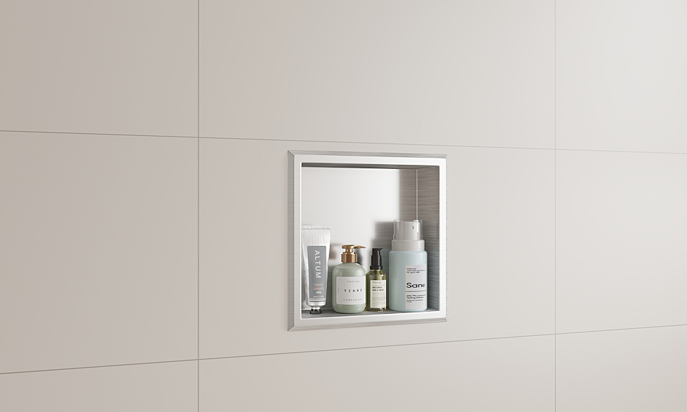 Shower Niche Insert Storage Shelf