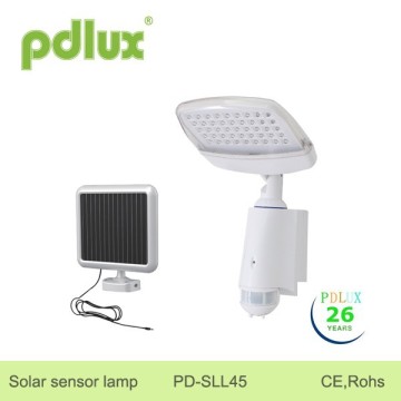 power solar garden lamp with pir sensor human detector