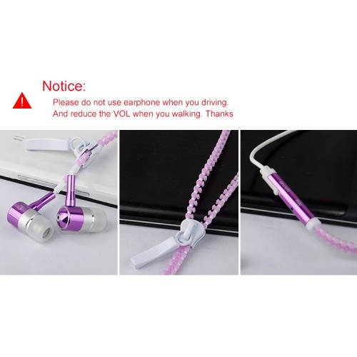 Luminous Metal Earphone Glow In The Dark