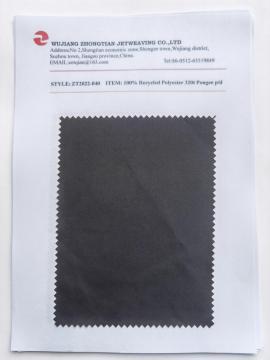 100% Recycled Polyester 320t Pongee Lining