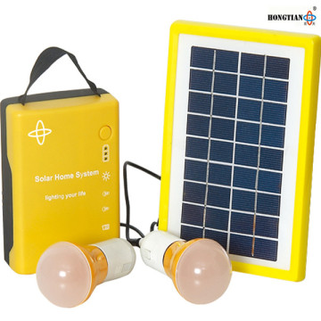 ISO solar rechargeable home system led bulb mobile phone charger