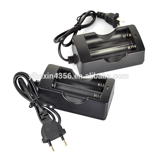 German Type EU US Charger 2 Slot 18650 Lithium Battery Charger