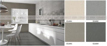 100% Factory supply High quality homogenous porcelain floor tile with beige/grey/black/brown Colours EZL6064