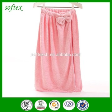 2015 new sex girl bath towel microfiber bath towel dress with bow Thick salon bath towel