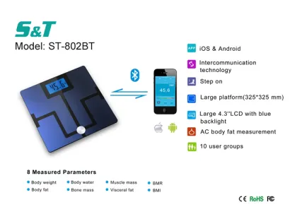 bluetooth body scale smart body scale app