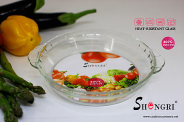 heat-resistant pyrex glass plate