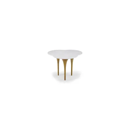 home furniture marble round dining table