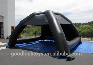 Black Advertising Inflatable Tent Logo Printing Inflatable Dome Tent For Event