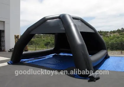 Black Advertising Inflatable Tent Logo Printing Inflatable Dome Tent For Event