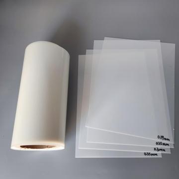 7mil/10mil/14mil evcil hayvan sütlü beyaz film mylar sheets