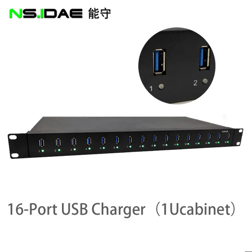 Carregador de gabinete USB de 16-porta