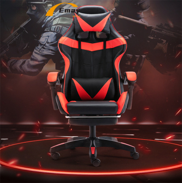 Height-Adjustable Swivel Recliner Gaming Chair for Office and Gamers