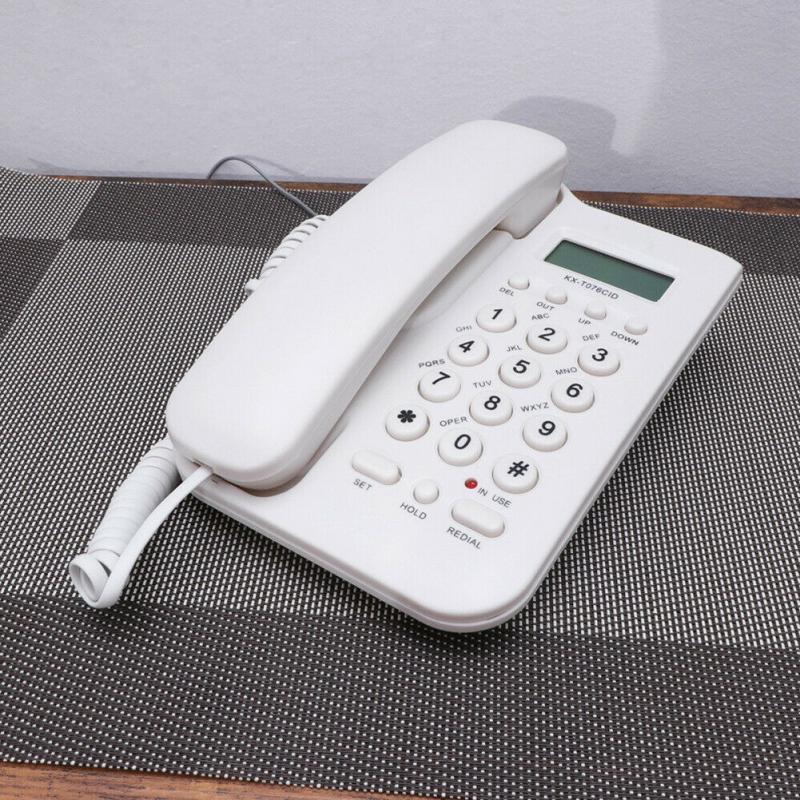 Cordless Digital Desktop English Portable Business Hotel Landline Telephone For Elderly Wall Mount ID Display Call Home Office