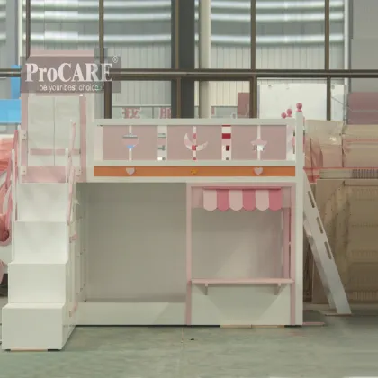 ProCARE Modern Solid Wood Children Bunk Bed