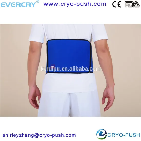 clear medical bag for the treatment of back pain