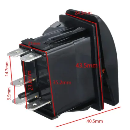 Marine Carling Switch Boat 12V LED Rocker Switch Panel