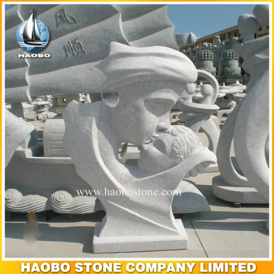 Shanxi black granite sculpture weeping angel