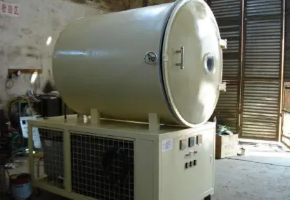 industrial dried fruit microwave vacuum drying machine