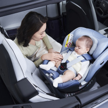 40-125cm gire o assento infantil com isofix e perna de suporte