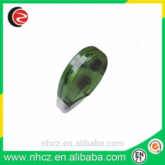 Green colored white tape correction