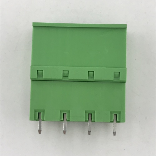 Bloque de terminales vertical macho y hembra con paso de 7,62 mm