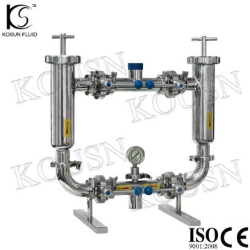 Food grade stainless steel duplex strainer