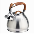 Stovetops woodlike handle stainess steel tea kettle