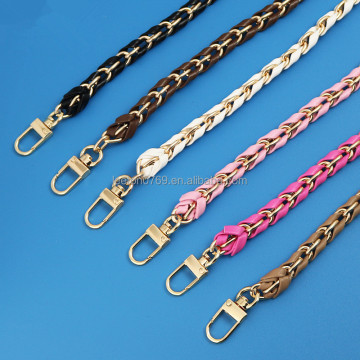 High-Quality 120cm x 11mm Metal Chain Bag Strap - 6 Colors for Leather Bags