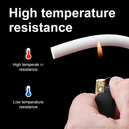 O-shaped white sponge sealing strips