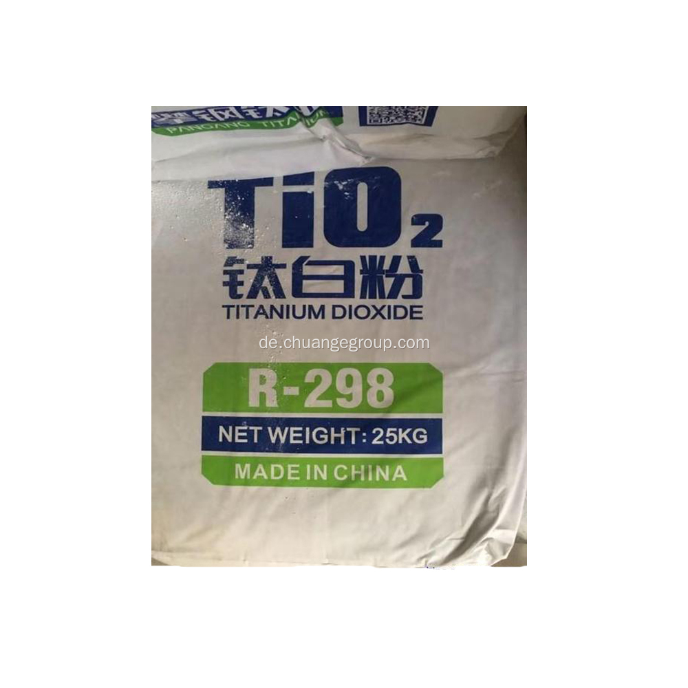 Pangang Marke TIO2 Titandioxid Rutil Grade R298