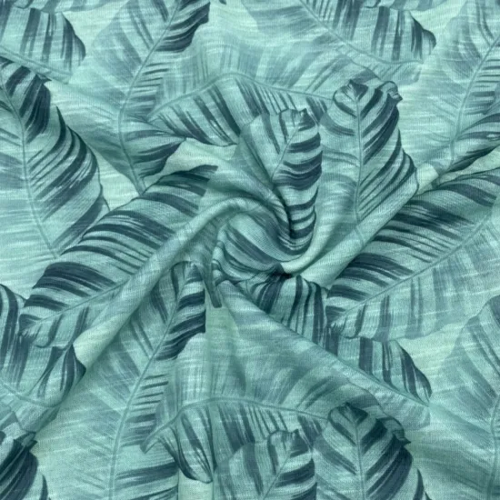 Printing Pure Polyester Jersey Slubbed Textile