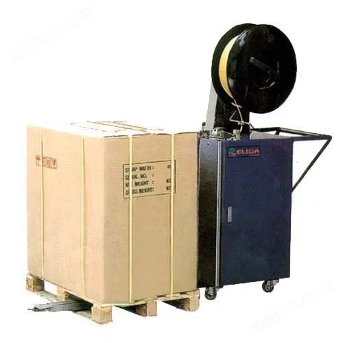 Semi-Automatic Carton Strapping Machine with PE Belt for Box Pallet Tying