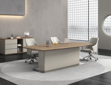 Modern Wooden Meeting Table for Conference and Boardroom