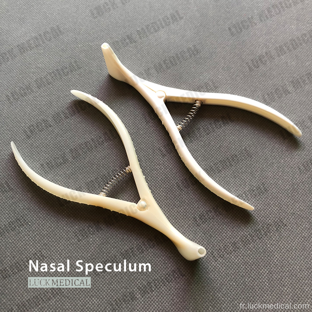 Speculum nasal jetable Utilisation unique