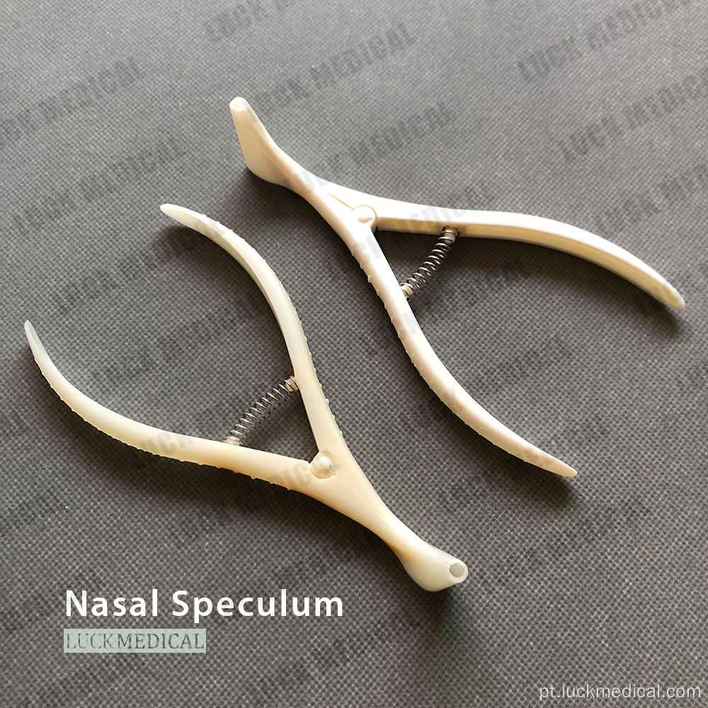 Especula nasal de uso único médico