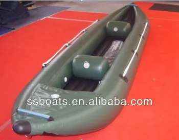 Sunshine 12'8" Outdoor Inflatable Fishing Kayak, inflatable canoe