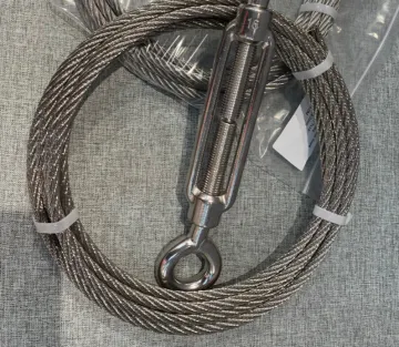 7X19 stainless steel wire rope 5/32in 316