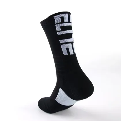 Elite Cushion Athletic Crew Funny Socks - Wholesale Unisex Men Women Tennis Basketball Socks