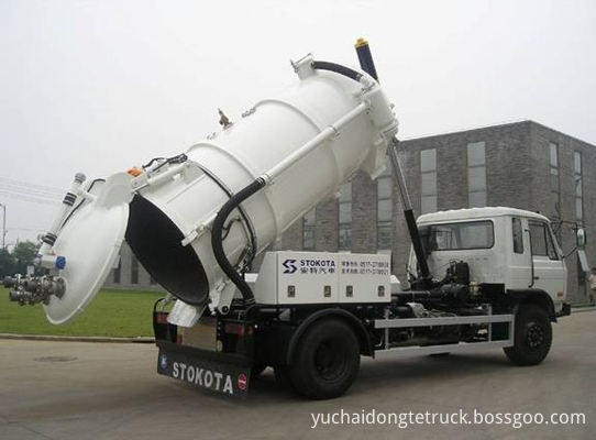 5CBM Vacuum Sewage Suction Tipping Tanker Truck