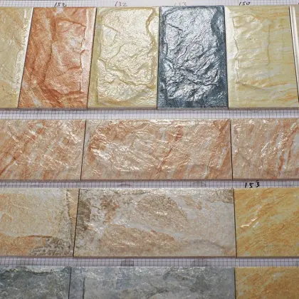 Hot Selling 100x200mm Exterior Antique Artificial Stone Ceramic Wall Bricks