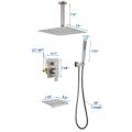 SHAMANDA Brass Rainfall Bathroom Shower Set